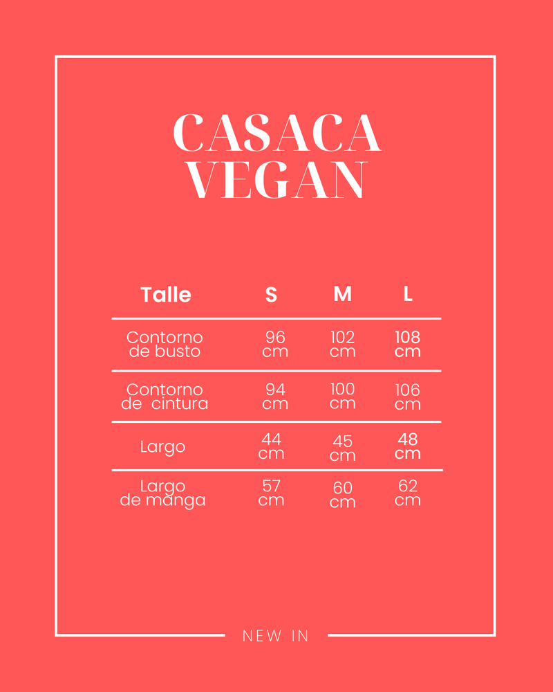 Casaca Vegan